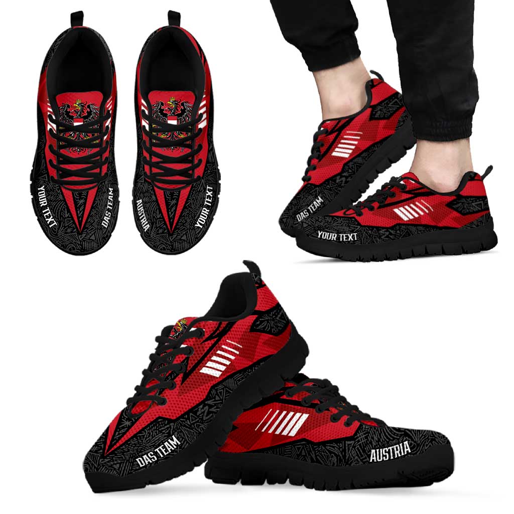 Austria Football Nations 2026 Personalized Sneakers Sporty Pattern