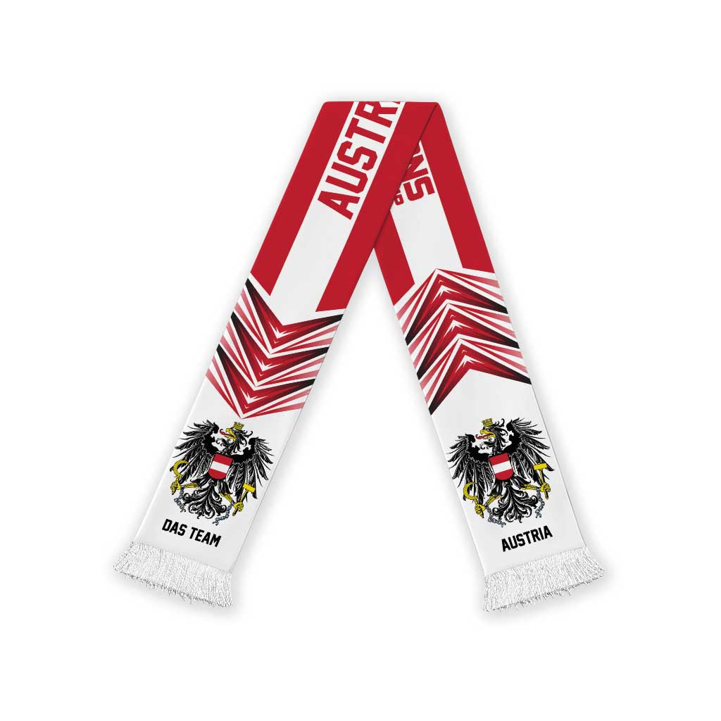 Austria Football Nations 2026 Soccer Scarf Sporty Pattern