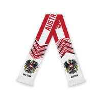 Austria Football Nations 2026 Soccer Scarf Sporty Pattern
