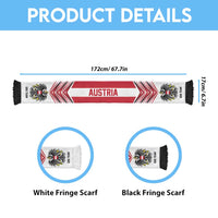 Austria Football Nations 2026 Soccer Scarf Sporty Pattern