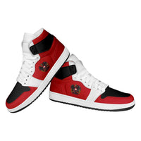 Austria High Sneakers AJ1 Classic National Flag Style - Wonder Print Shop