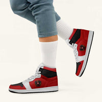 Austria High Sneakers AJ1 Classic National Flag Style - Wonder Print Shop