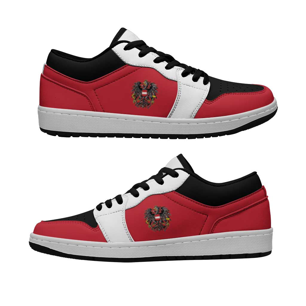 Austria Low Sneakers Classic National Flag Style - Wonder Print Shop
