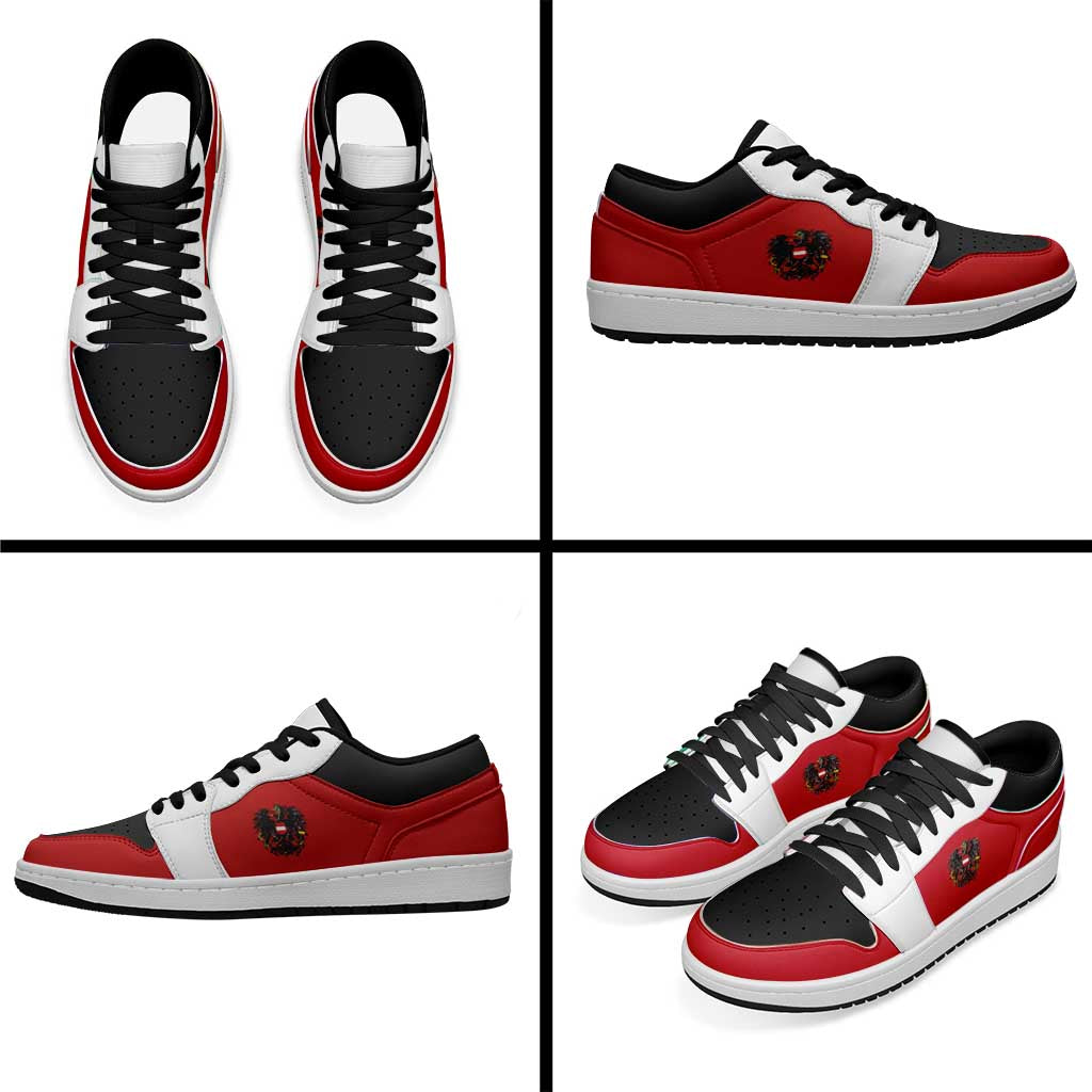 Austria Low Sneakers Classic National Flag Style - Wonder Print Shop