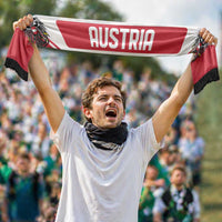 Austria World Football 2026 Soccer Scarf National Pride Never Stops