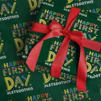 Autism Acceptance Back To School Educator Wrapping Paper Roll Happy First Day