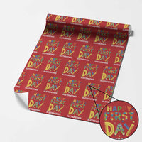 Autism Acceptance Back To School Educator Wrapping Paper Roll Happy First Day