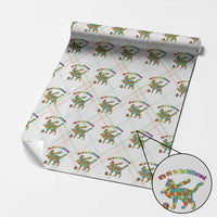 Autism Acceptance Baseball Cat Wrapping Paper Roll It Is Ok To Be Different