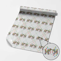 Autism Acceptance Baseball Mom Wrapping Paper Roll Proud Mom Inclusive Support Graphic