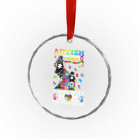 Autism Acceptance Crystal Glass Ornament Doesn't Come with a Manual Autism Mom