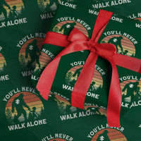 Autism Acceptance Wrapping Paper Roll Autism Dad You'll Never Walk Alone Support