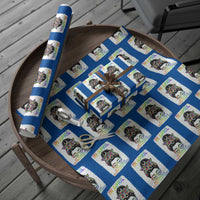 Autism Acceptance Wrapping Paper Roll Neurodivergent Support Messy Bun Ribbon Puzzle