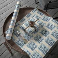 Autism Acceptance Wrapping Paper Roll In April We Wear Blue Support Neurodivergent