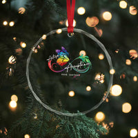 Autism Awareness Acceptance Red Instead Crystal Glass Ornament Infinity Symbol Rainbow Butterfly Feather