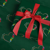 Autism Awareness Celebrate Differences Wrapping Paper Roll Love Heart Puzzle Pieces