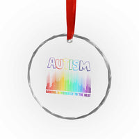 Autism Awareness Crystal Glass Ornament Autism Dancing Differently To The Beat