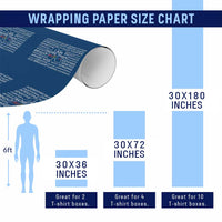 Autism Awareness Wrapping Paper Roll I Am More Than Autism Puzzle Piece