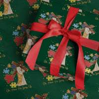 Autism Awareness Jesus Wrapping Paper Roll Oh How He Loves Us Christian Bible Verse