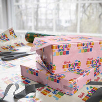 Autism Awareness Wrapping Paper Roll Think Before You Judge Autistic Support - Wonder Print Shop