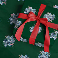 Autism Mama Coquette Puzzle Piece Pink Bow Wrapping Paper Roll