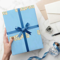 Autism Mama Wrapping Paper Roll Autism Awareness Mental Health Puzzle Glitter Print