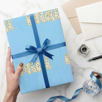 Autism Mini Wrapping Paper Roll Autism Awareness Mental Health Puzzle Glitter Print