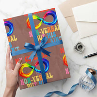 Autism Mom Wrapping Paper Roll My Child May Be Non verbal But His Mama Ain't Autism - Wonder Print Shop