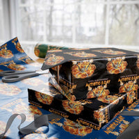Autistic And Gay Skeleton Explosion Wrapping Paper Roll - Wonder Print Shop