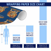 Autistic And Gay Skeleton Explosion Wrapping Paper Roll - Wonder Print Shop