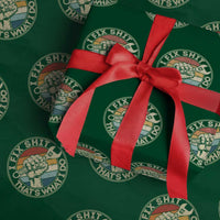 Auto Mechanic Dad Gift Wrapping Paper Roll Vintage I Fix Shit Thats What I Do