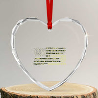 Awesome Like My Daughters Heart Crystal Glass Ornament Parents' Day Camo American Flag - Wonder Print Shop