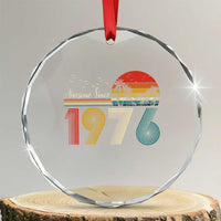 Awesome Since 1976 Birthday Crystal Glass Ornament Vintage 50th 50 Year Old Bday Gifts