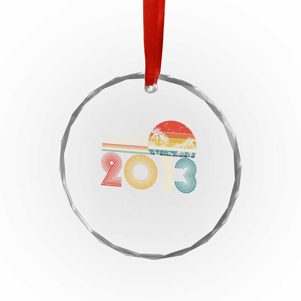 Awesome Since 2013 Crystal Glass Ornament 13th Birthday 13 Year Old Son Boy