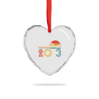 Awesome Since 2013 Heart Crystal Glass Ornament 13th Birthday 13 Year Old Son Boy