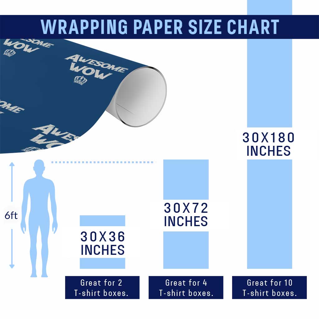 Awesome Wow Wrapping Paper Roll Alexander Hamilton Lover - Wonder Print Shop