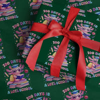 Axolotl 100 Days Of School Wrapping Paper Roll 100 Days Is Alotl School