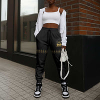 Ayiti 222nd Independence Day Anniversary Jogger Pants Haiti Gold VeVe Pattern - Wonder Print Shop