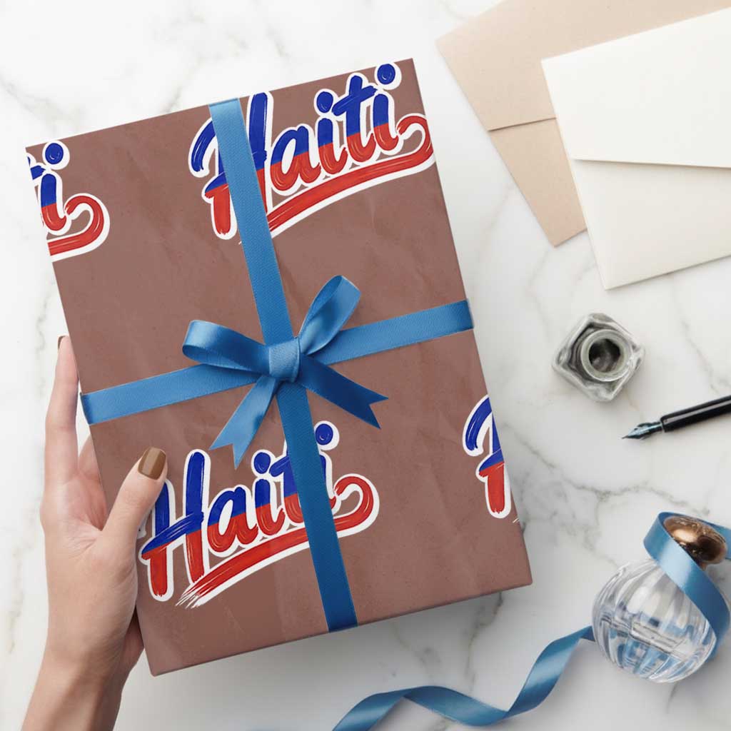 Ayiti Cheri Haiti Pride Gift For Proud Haitians Wrapping Paper Roll