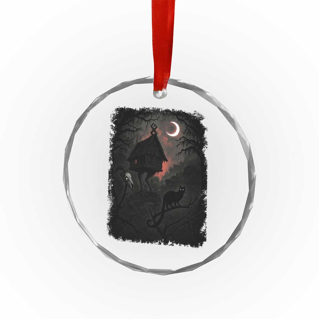Baba Yaga House Crystal Glass Ornament Gothic Slavic Folklore Russia Fairy Tale TS10