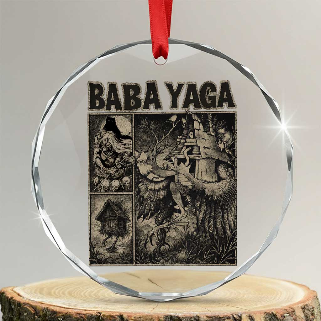 Baba Yaga House Crystal Glass Ornament Slavic Folklore Russia Fairy Tale Horror Fans TS10
