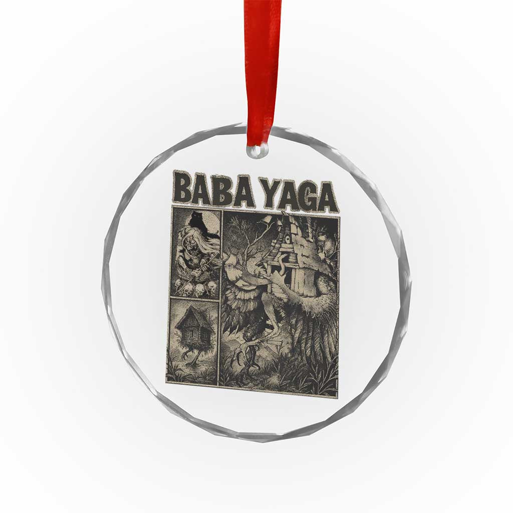 Baba Yaga House Crystal Glass Ornament Slavic Folklore Russia Fairy Tale Horror Fans TS10