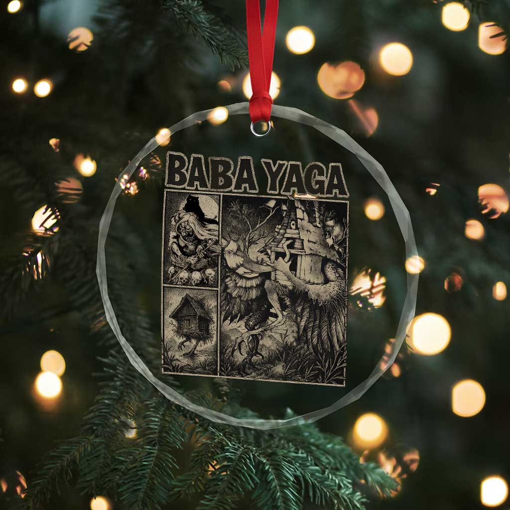Baba Yaga House Crystal Glass Ornament Slavic Folklore Russia Fairy Tale Horror Fans TS10