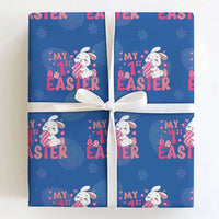 Baby First Easter Wrapping Paper Roll Cute Newborn Gift Bunny Rabbit