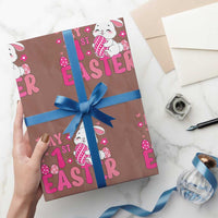Baby First Easter Wrapping Paper Roll Cute Newborn Gift Bunny Rabbit - Wonder Print Shop