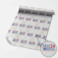 Baby Hippo Moo Deng 2024 Wrapping Paper Roll Pygmy Hippopotamus
