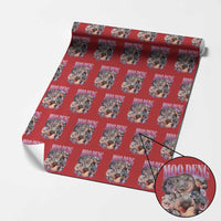 Baby Hippo Moo Deng Wrapping Paper Roll Funny Moo-deng Baby Pygmy Hippopotamus