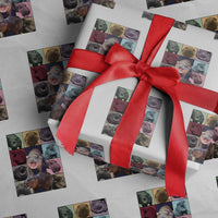 Baby Hippo Moo Deng Tour Wrapping Paper Roll Bouncy Cute Pygmy Hippopotamus