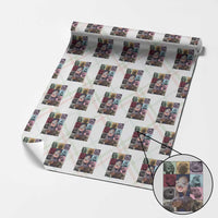 Baby Hippo Moo Deng Tour Wrapping Paper Roll Bouncy Cute Pygmy Hippopotamus