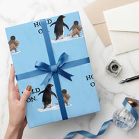 Baby Monkey Punch Viral Trend Wrapping Paper Roll Hold On