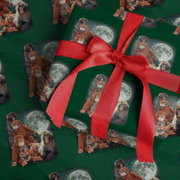 Baby Monkey Punch Wrapping Paper Roll Three Punch Moon Orange Toy